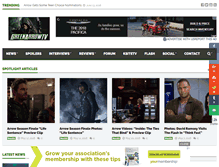 Tablet Screenshot of greenarrowtv.com